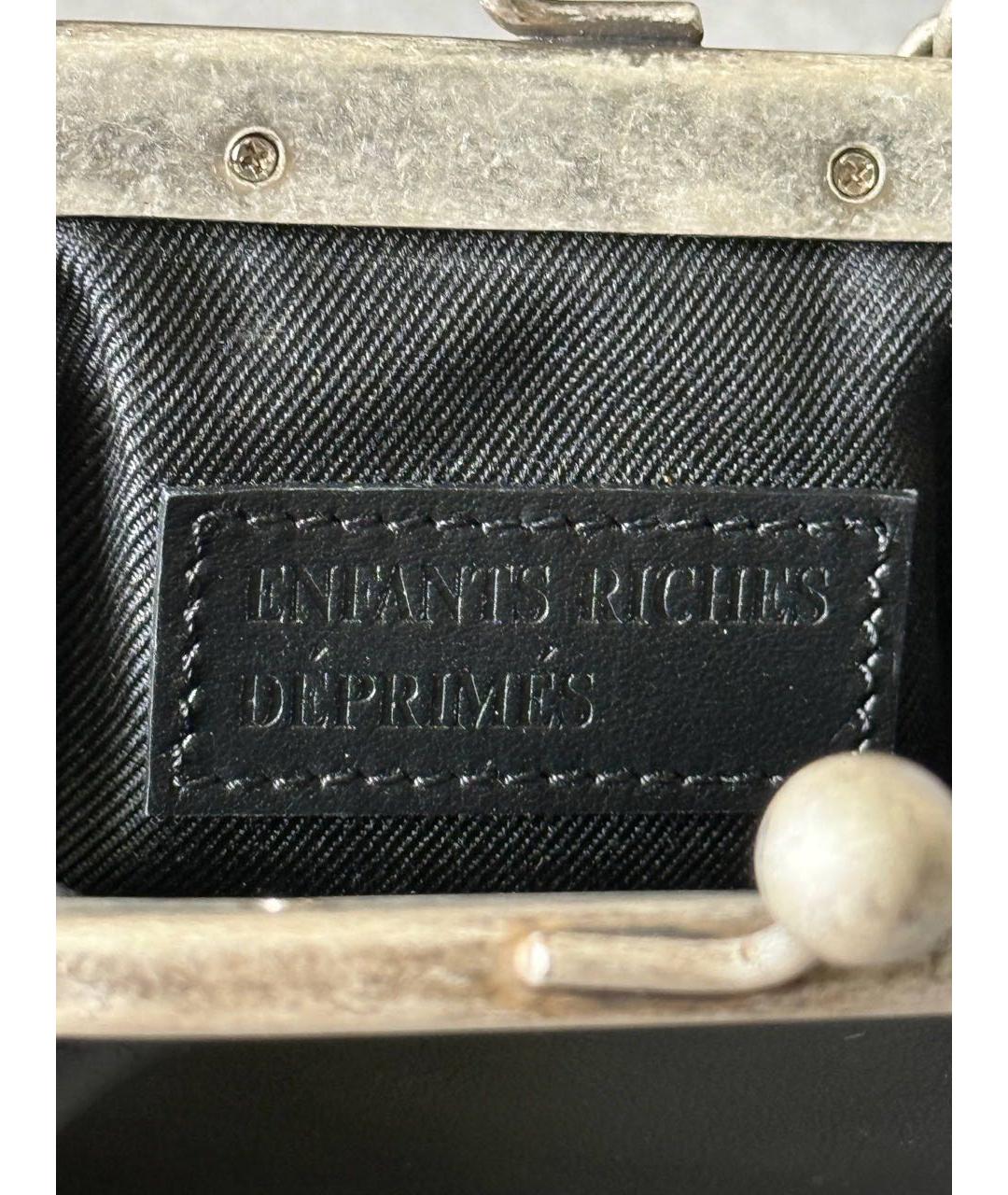Enfants Riches Déprimés Черный кожаный кошелек, фото 7