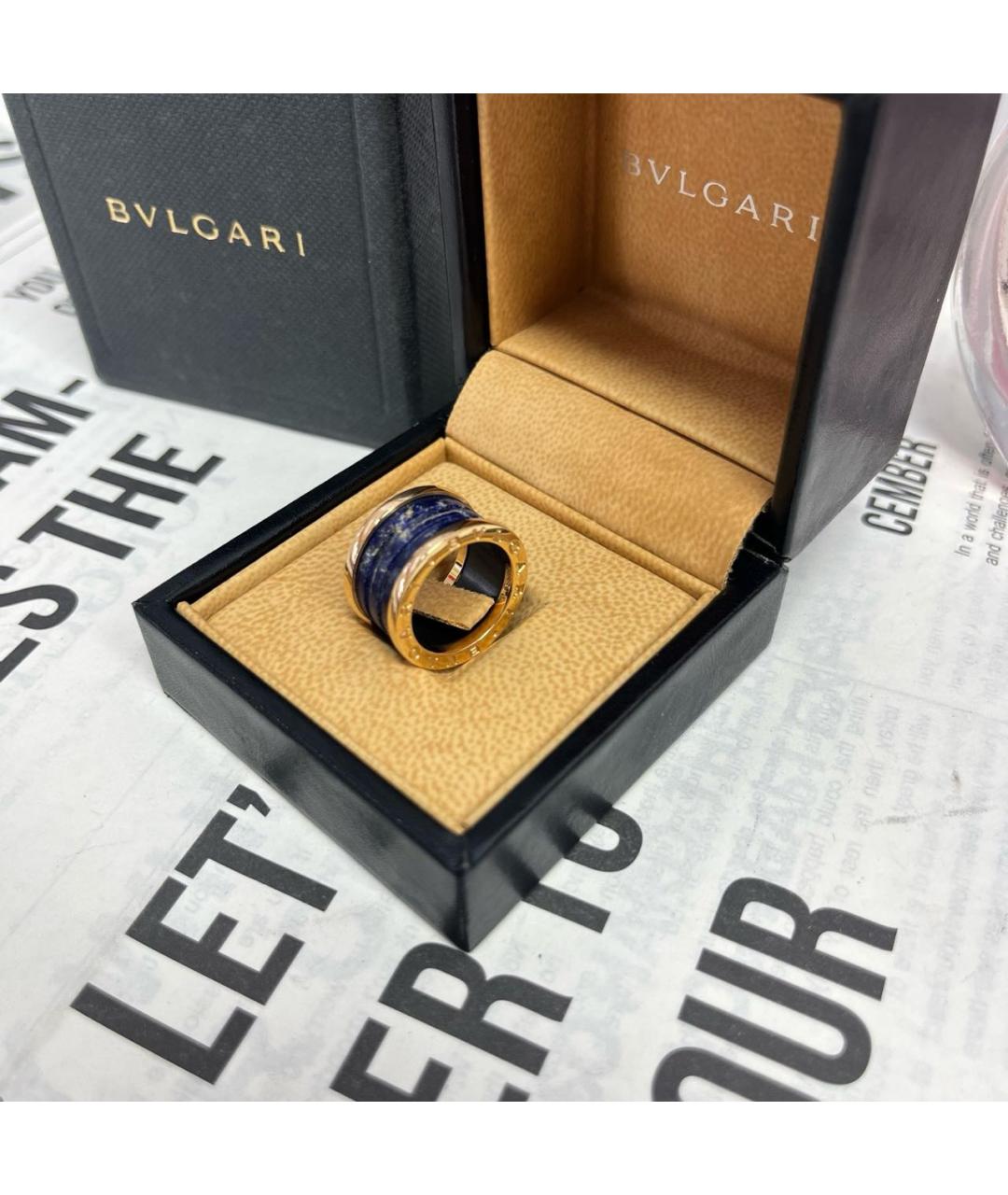 BVLGARI Золотое кольцо из розового золота, фото 3