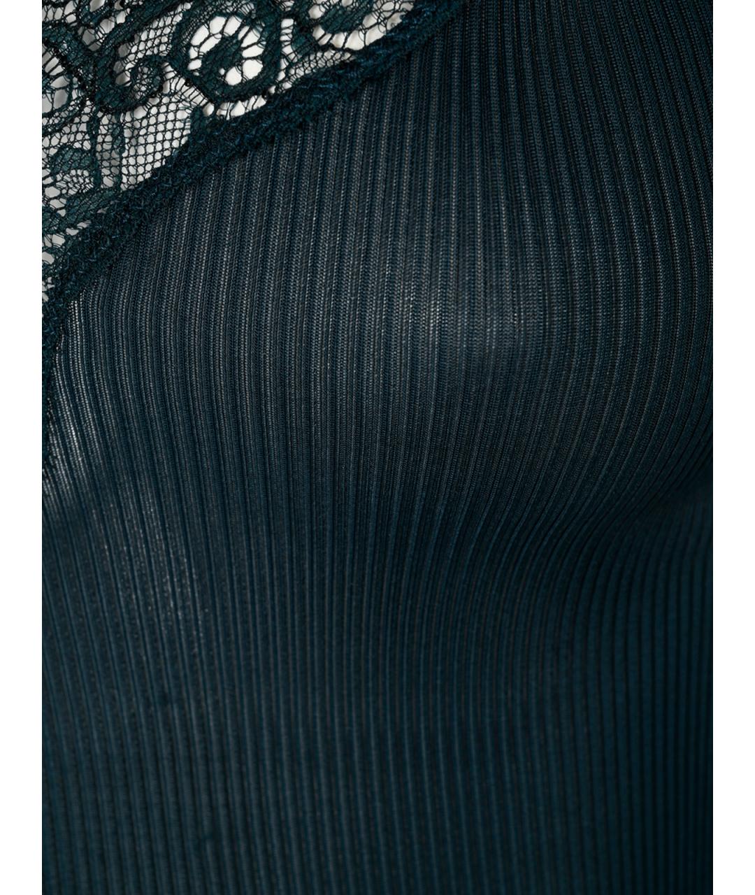 SAINT LAURENT Зеленая майка, фото 3