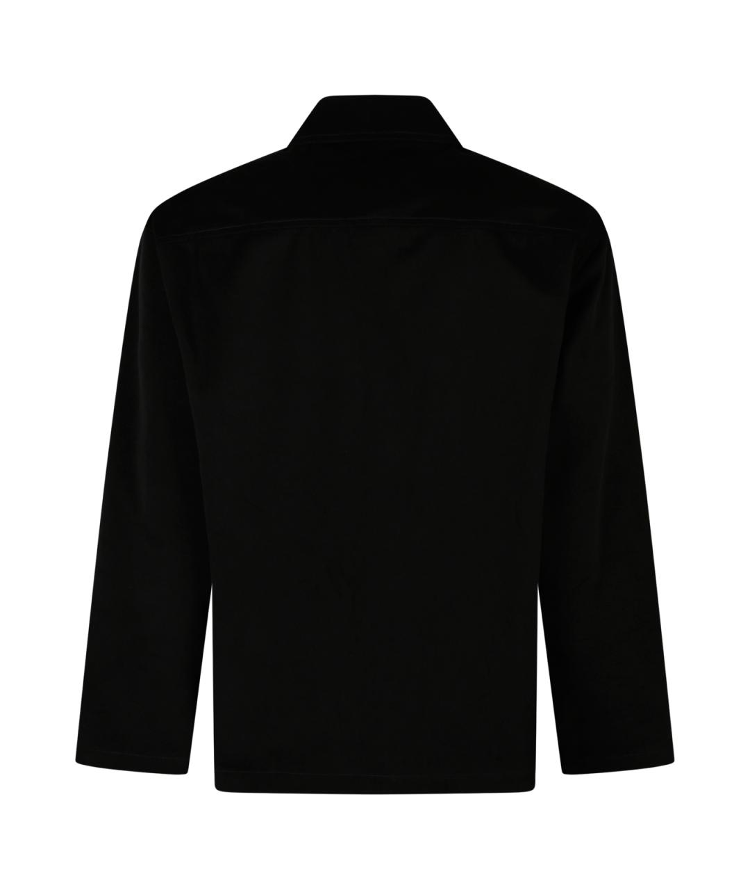 SAINT LAURENT Черная хлопковая кэжуал рубашка, фото 2