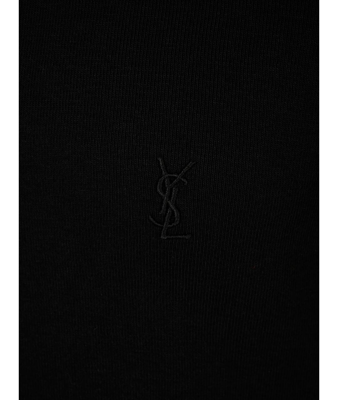 SAINT LAURENT Черная футболка, фото 3