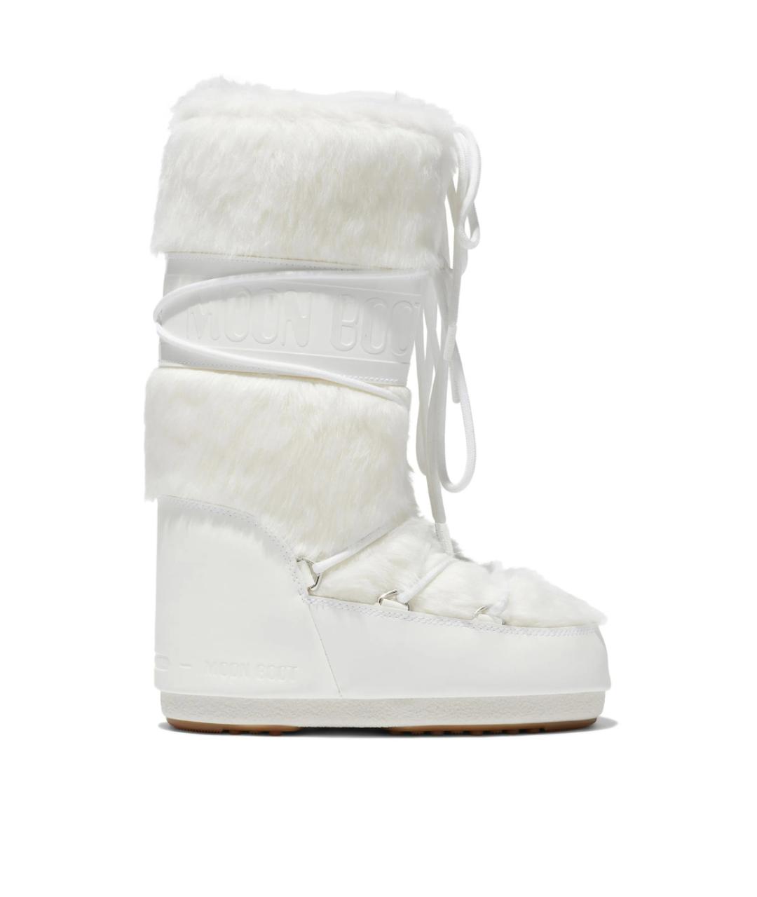 MOON BOOT Белые ботинки, фото 1