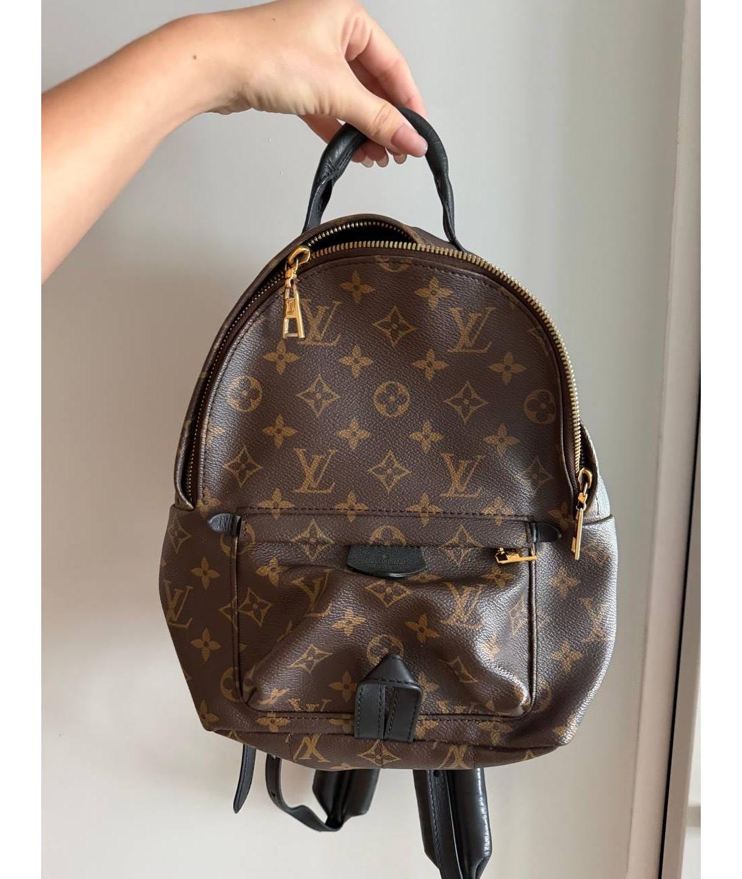 LOUIS VUITTON Коричневый рюкзак из канвы, фото 3