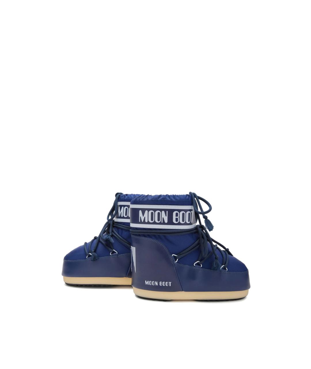 MOON BOOT Синие синтетические высокие ботинки, фото 3