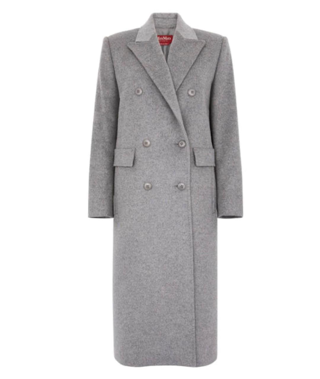 MAX MARA STUDIO Антрацитовое кашемировое пальто, фото 1