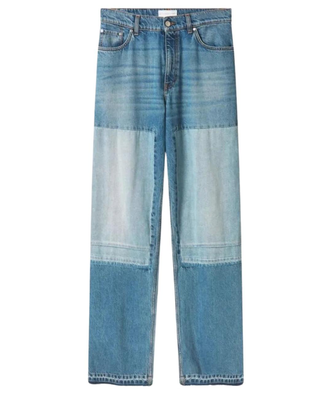 STELLA MCCARTNEY Голубые хлопковые прямые джинсы, фото 1