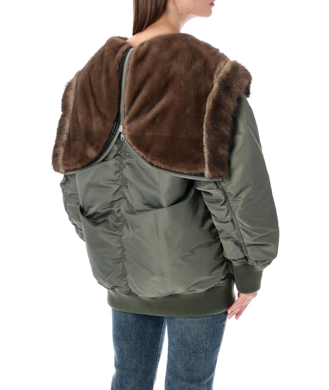 STAND STUDIO Зеленая куртка, фото 2