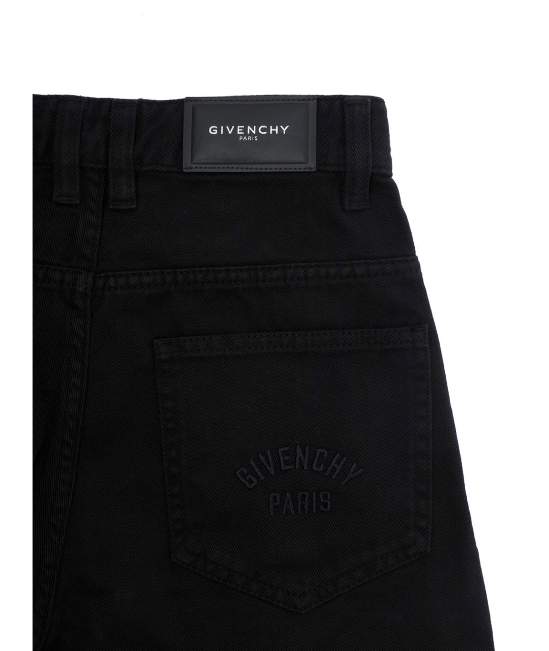 GIVENCHY Черные хлопковые брюки и шорты, фото 3