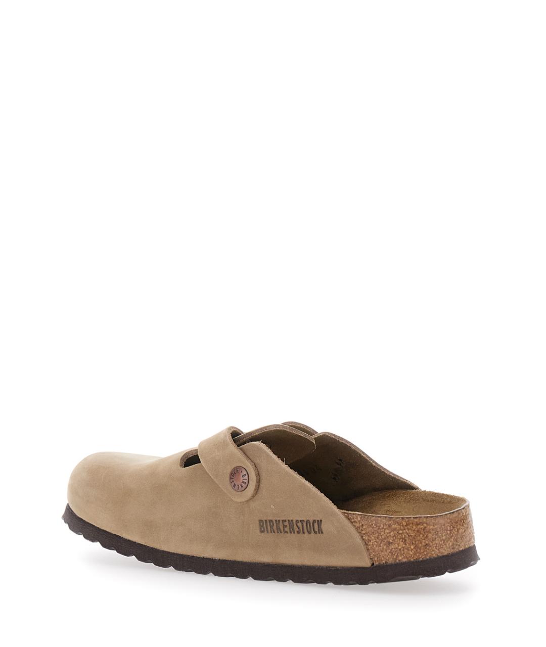 BIRKENSTOCK Бежевые замшевые сабо, фото 3