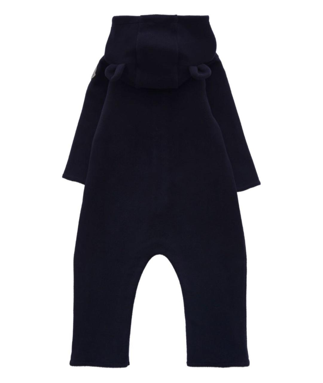MONCLER KIDS Темно-синий комбинезон, фото 3