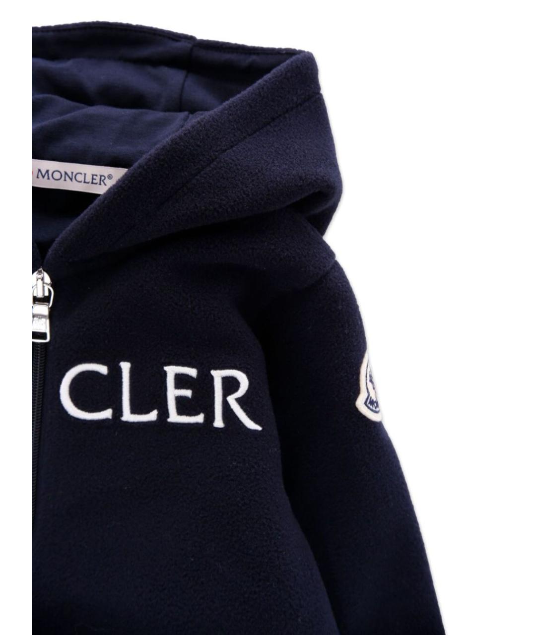 MONCLER KIDS Темно-синий комбинезон, фото 2