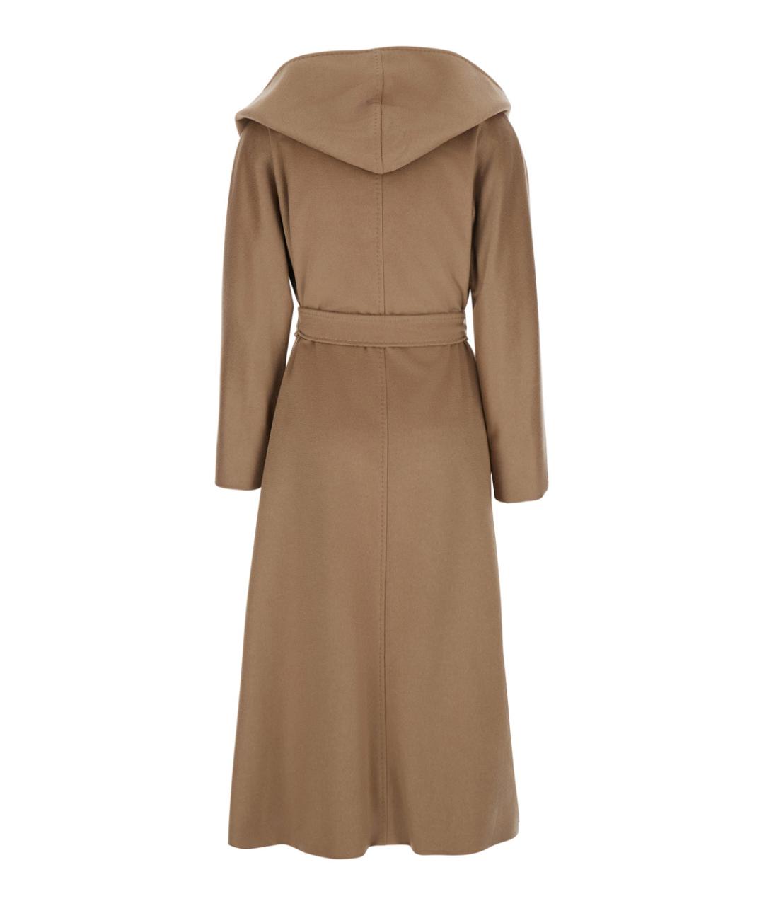MAX MARA STUDIO Бежевое кашемировое пальто, фото 2