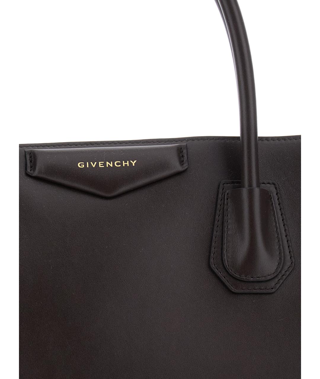 GIVENCHY Коричневая кожаная сумка тоут, фото 3
