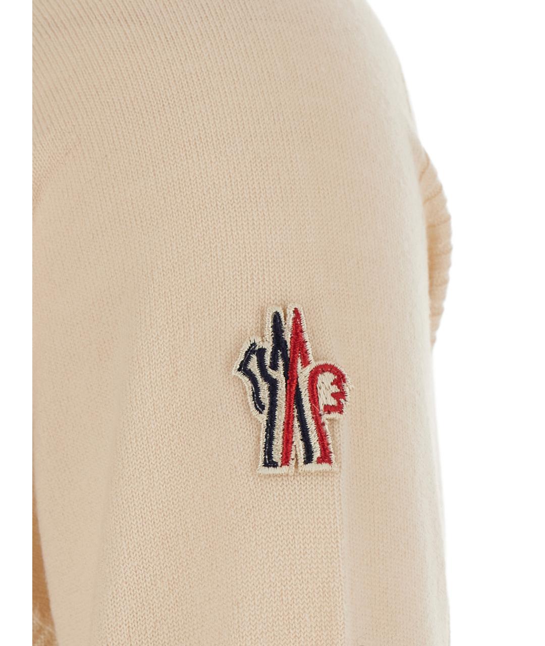 MONCLER GRENOBLE Бежевая водолазка, фото 3