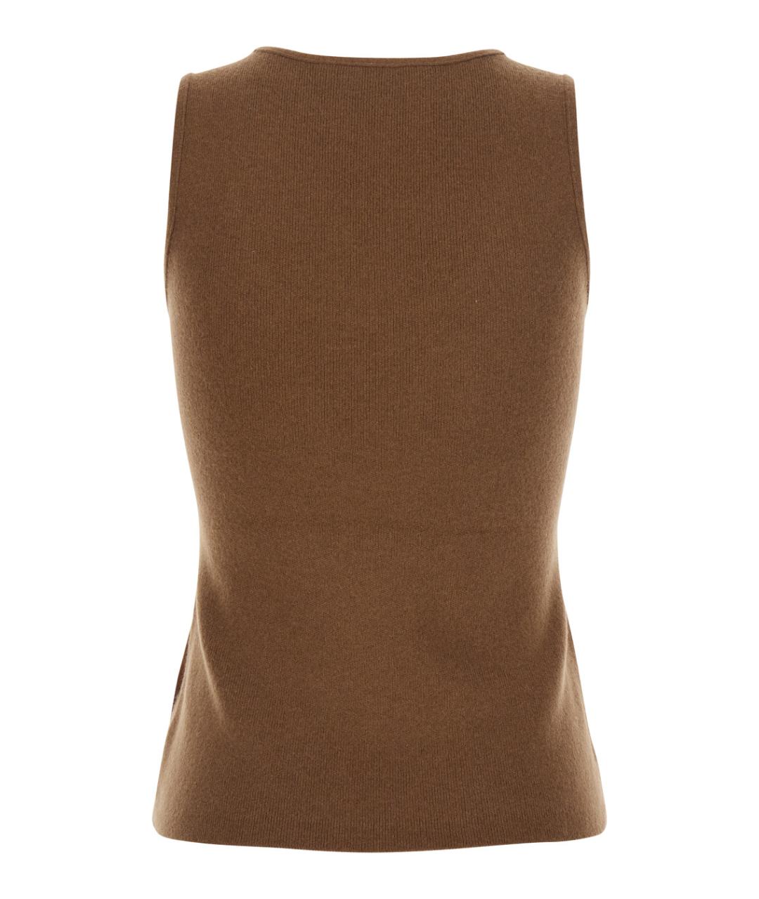 MAX MARA Бежевая майка, фото 2
