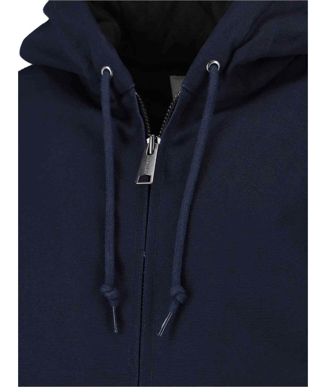 CARHARTT Темно-синяя хлопковая куртка, фото 4