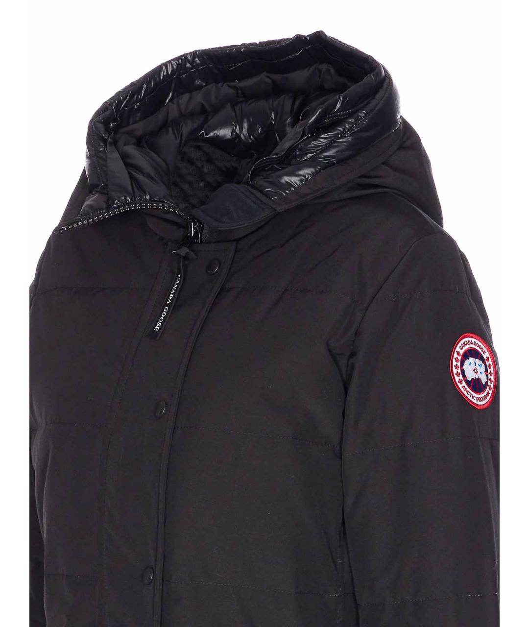CANADA GOOSE Черная полиэстеровая парка, фото 3