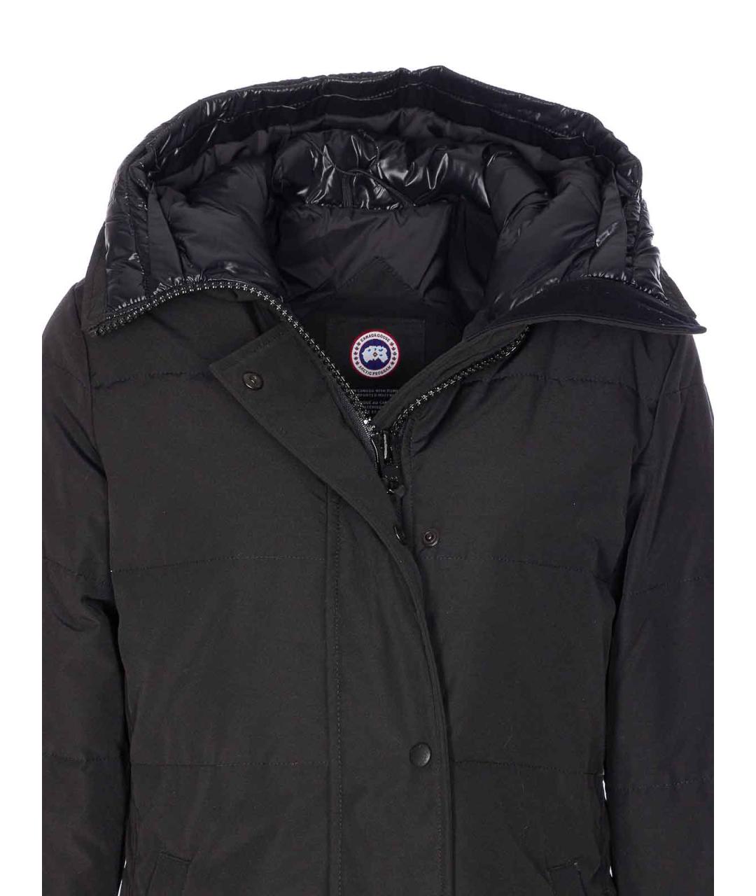 CANADA GOOSE Черная полиэстеровая парка, фото 4