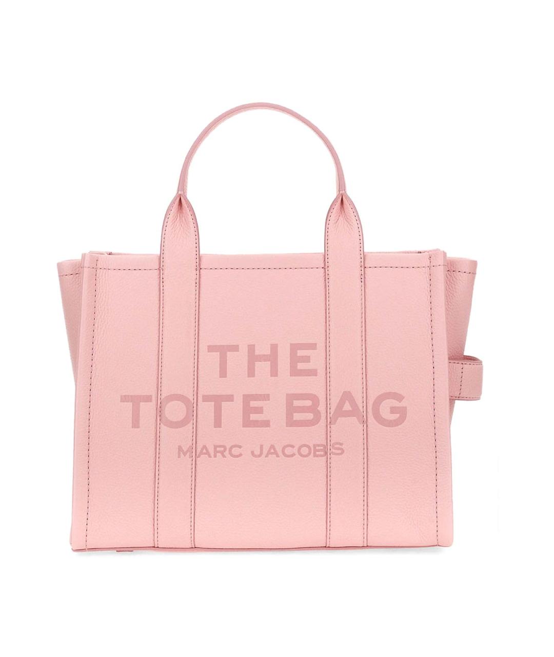 MARC JACOBS Розовая кожаная сумка тоут, фото 1
