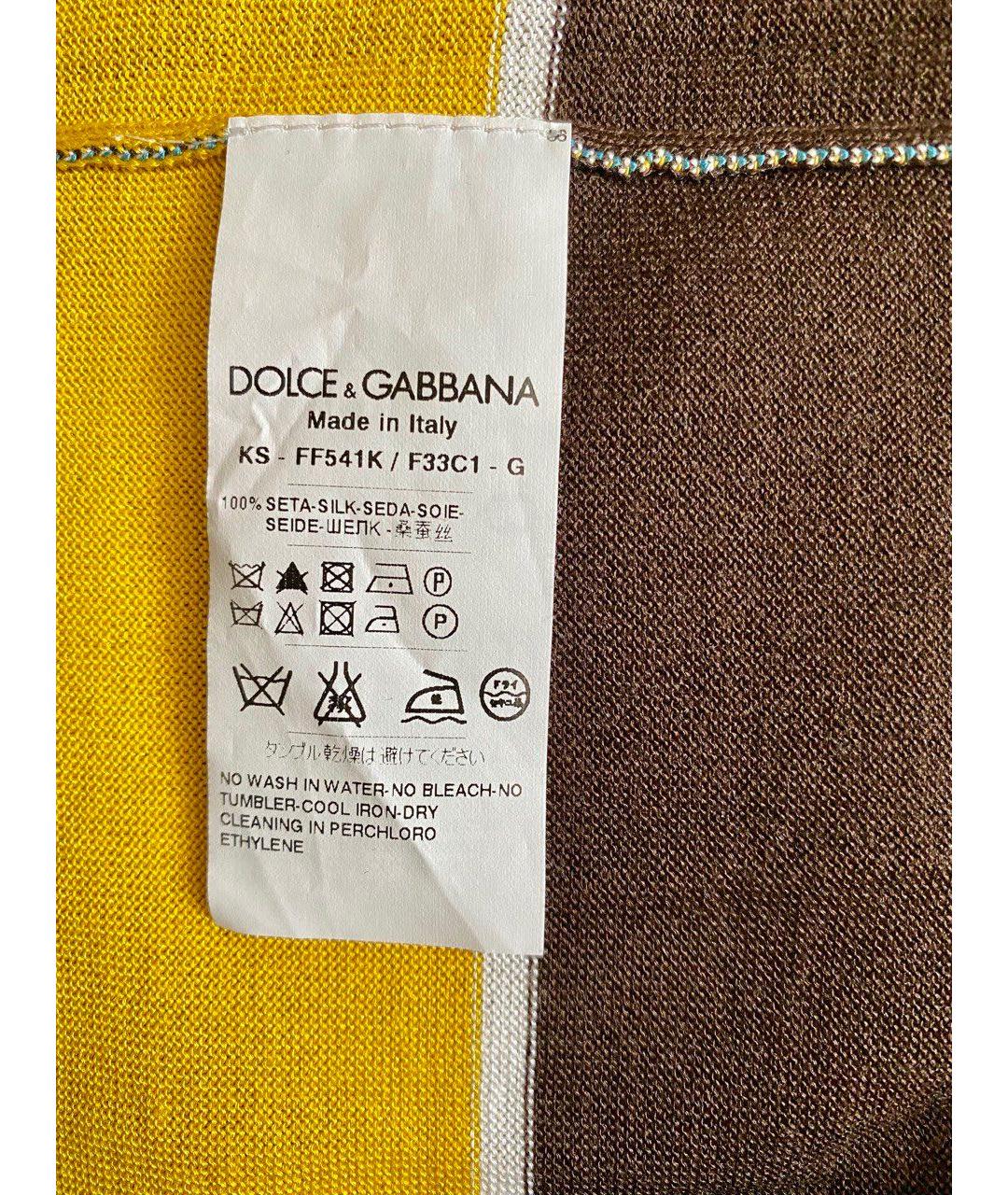 DOLCE&GABBANA Шелковый джемпер / свитер, фото 4