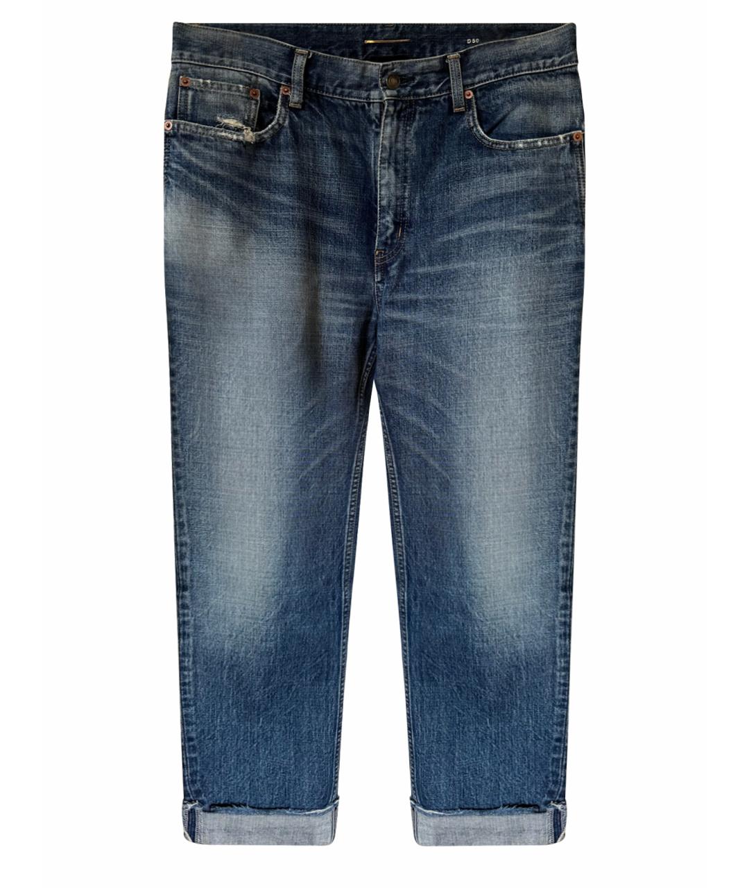 SAINT LAURENT Голубые капри, фото 1