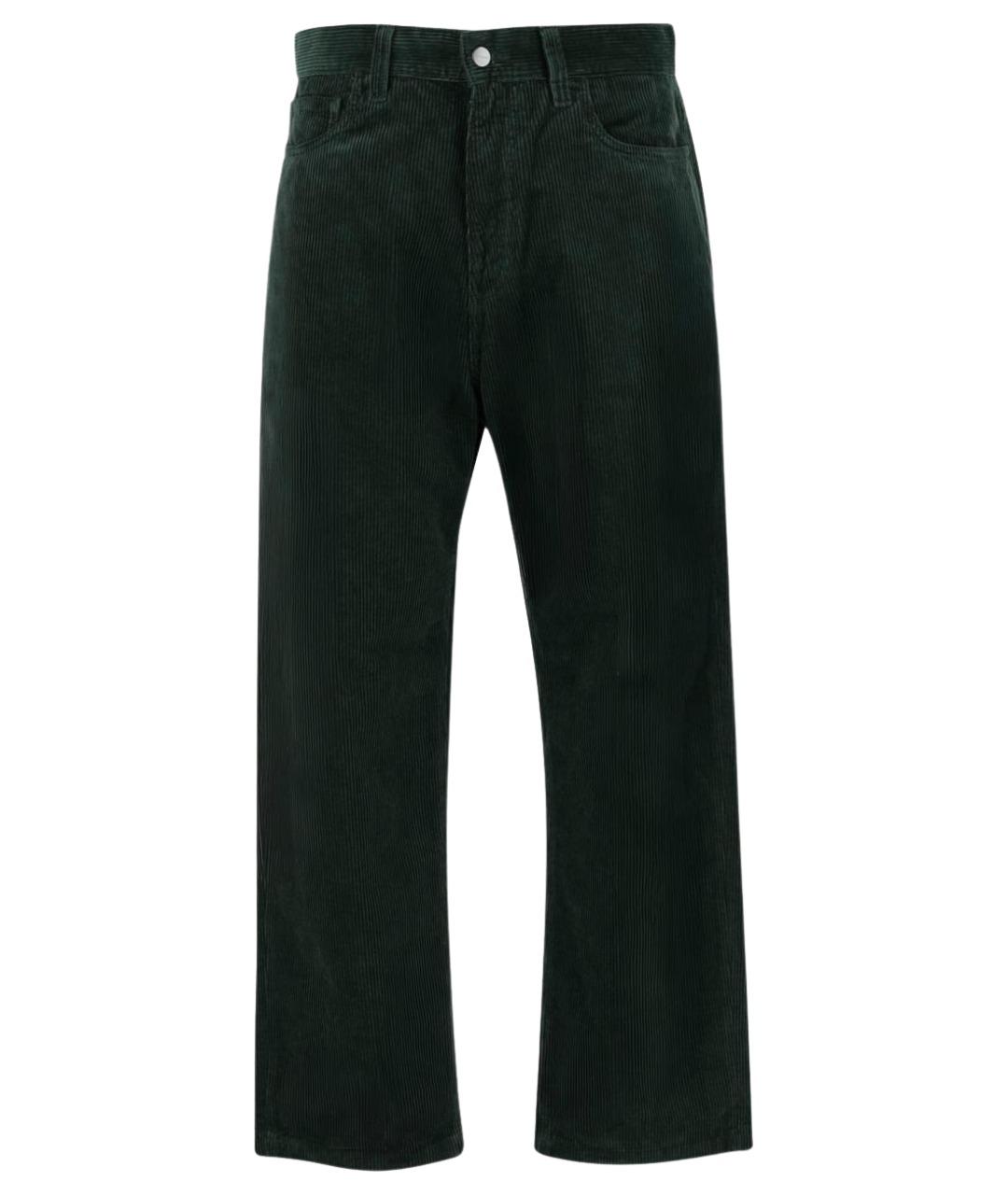 CARHARTT WIP Зеленые хлопковые повседневные брюки, фото 1