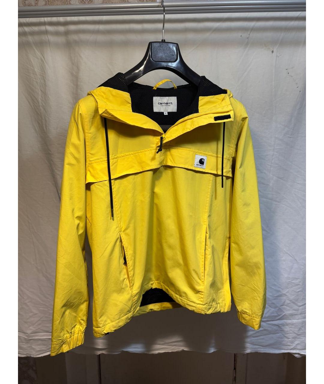 CARHARTT WIP Желтая нейлоновая куртка, фото 5