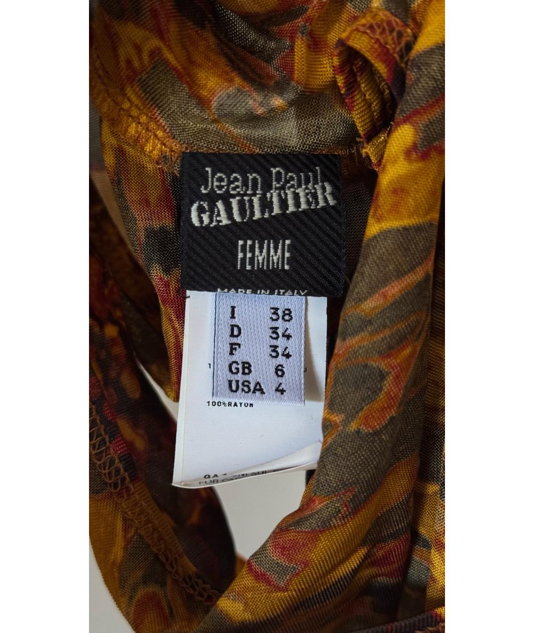 JEAN PAUL GAULTIER Мульти майка, фото 3