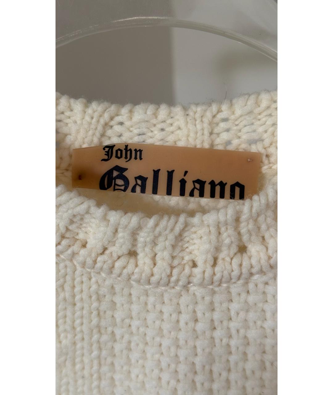 JOHN GALLIANO Бежевый джемпер / свитер, фото 3