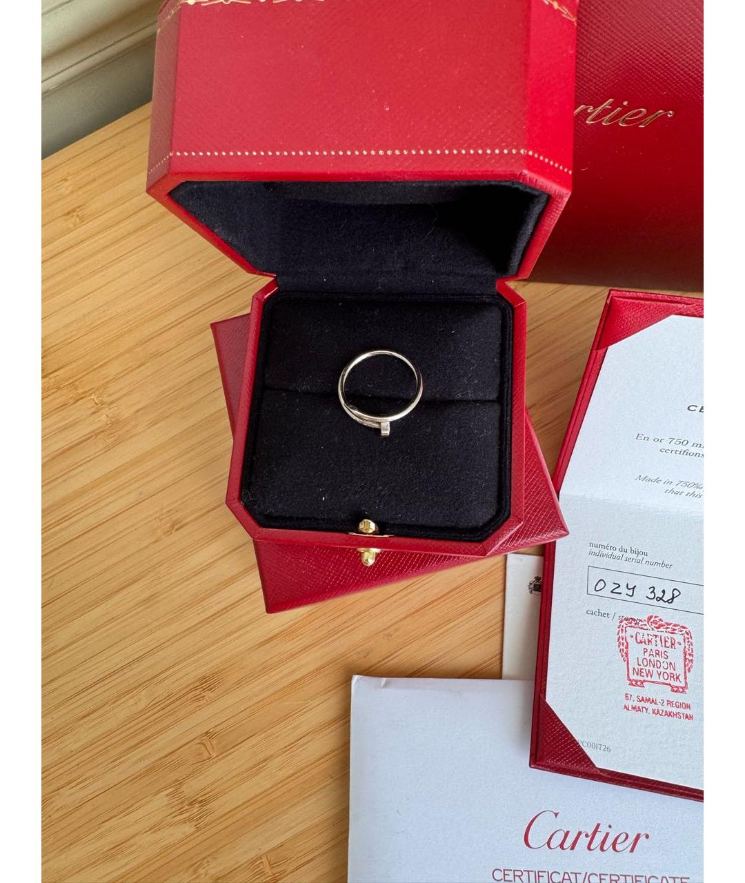CARTIER Серебряное кольцо из белого золота, фото 3