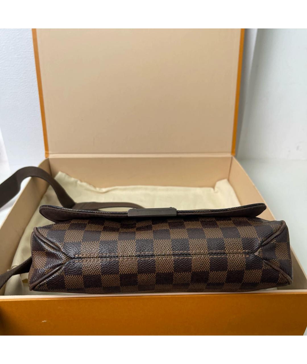 LOUIS VUITTON Коричневая сумка через плечо из канвы, фото 4