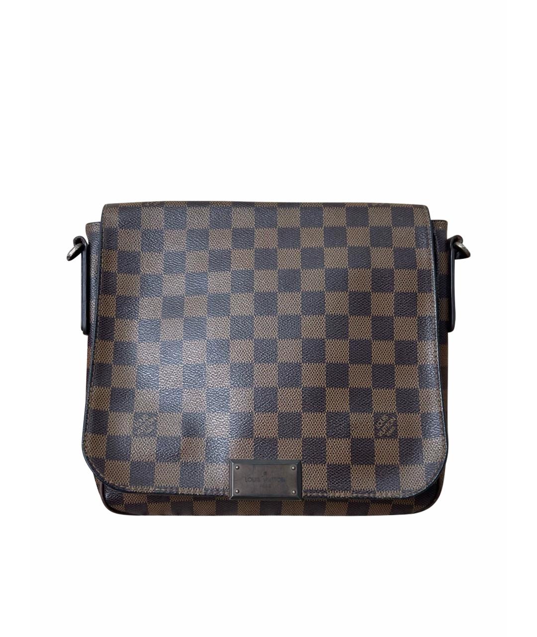 LOUIS VUITTON Коричневая сумка через плечо из канвы, фото 1