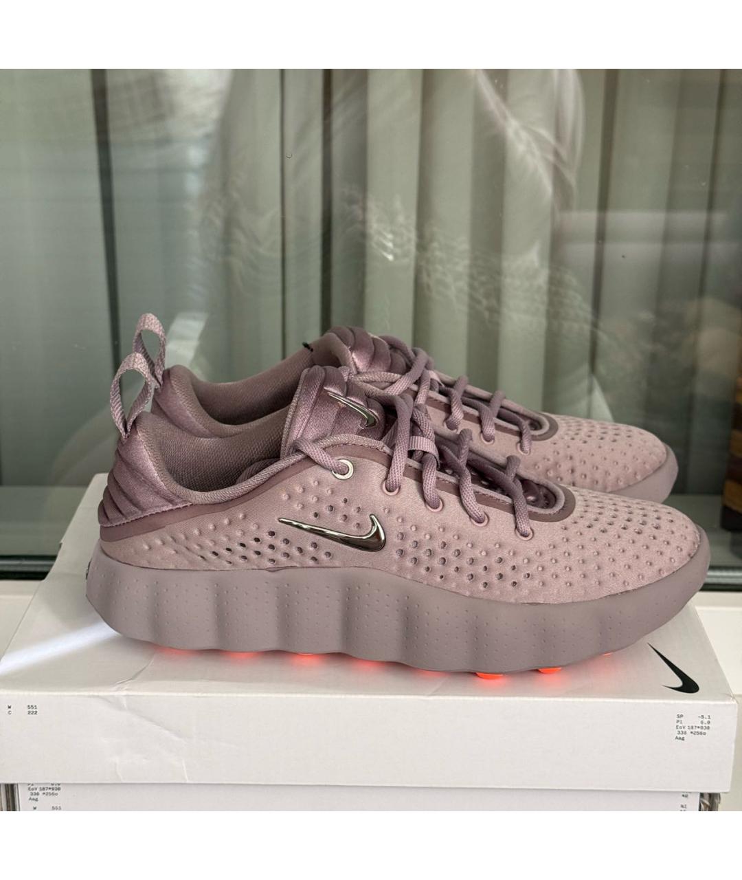NIKE Розовые синтетические кроссовки, фото 7