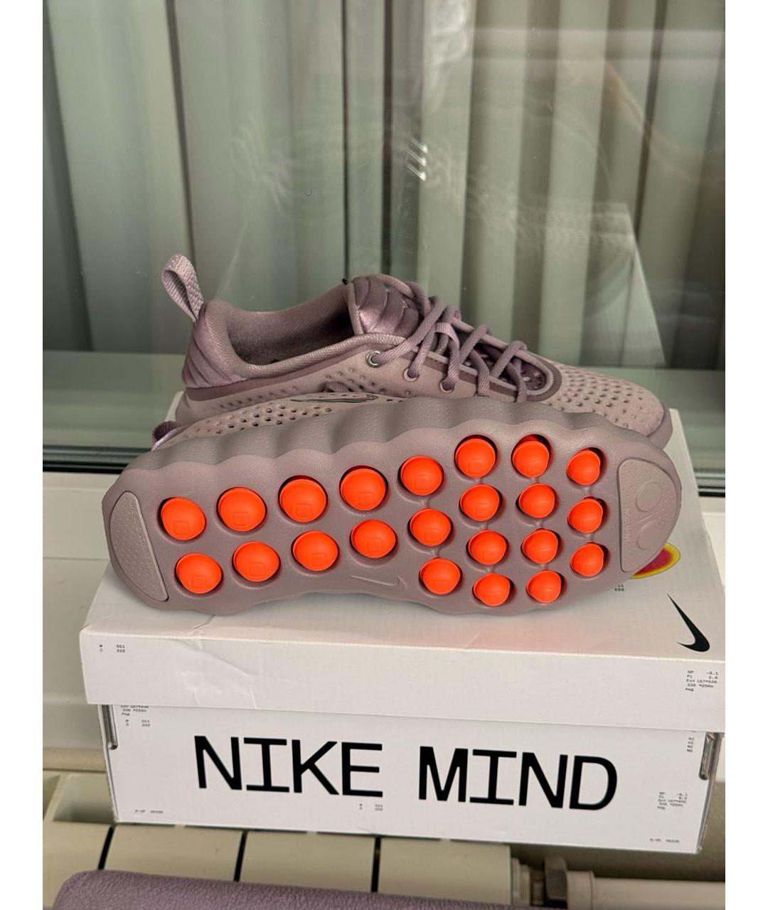 NIKE Розовые синтетические кроссовки, фото 4