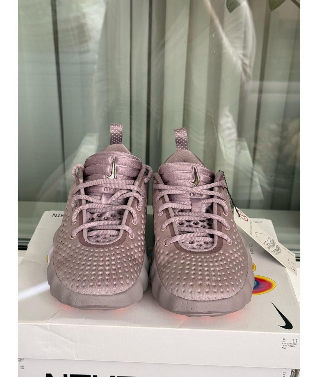 NIKE Розовые синтетические кроссовки, фото 2