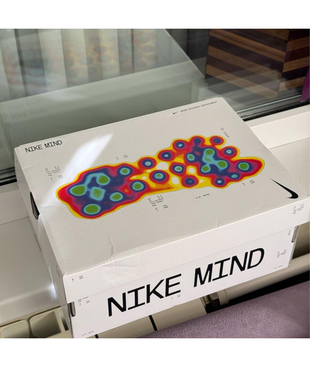 NIKE Розовые синтетические кроссовки, фото 5