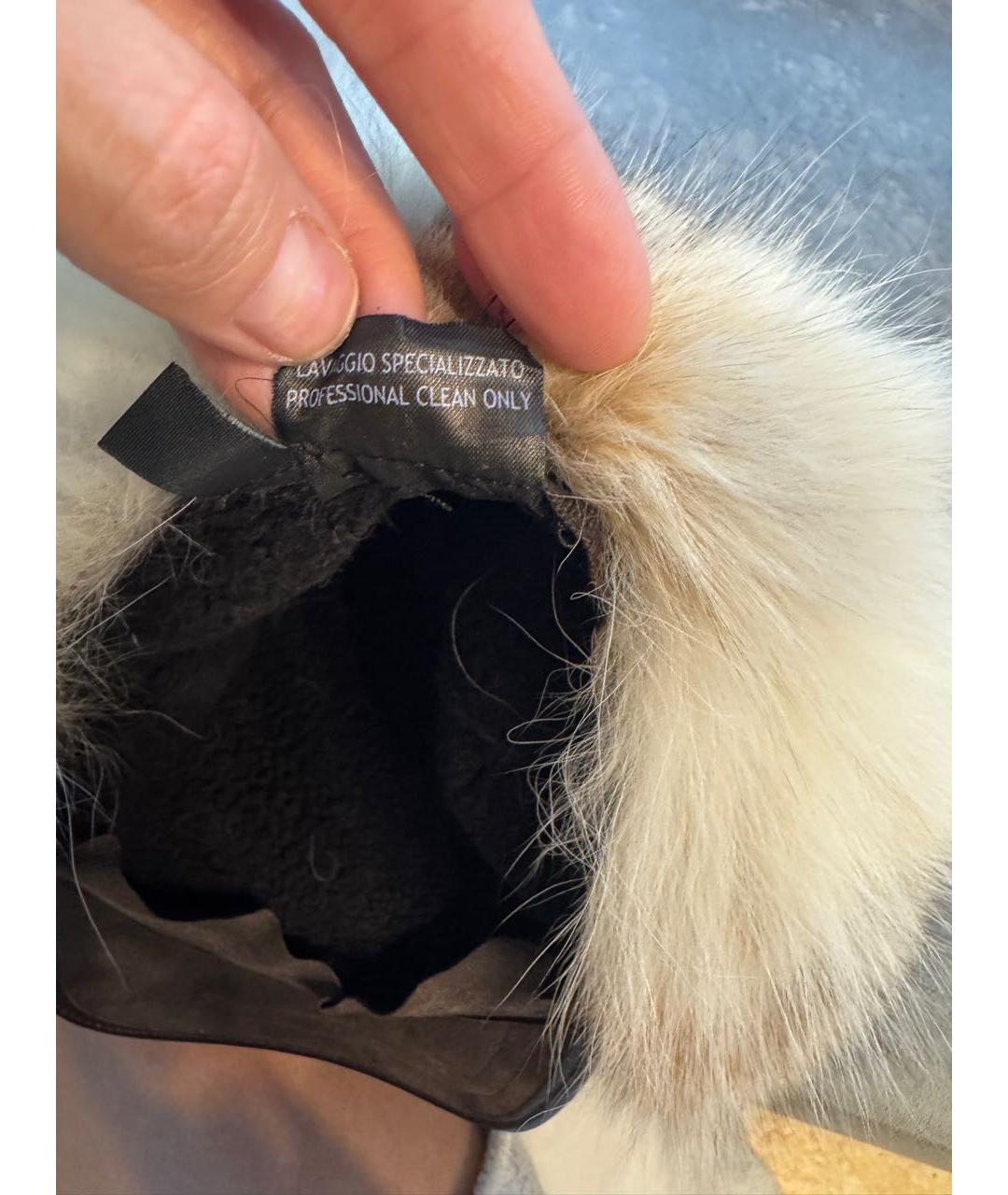 GUCCI Коричневая кожаная кепка, фото 5