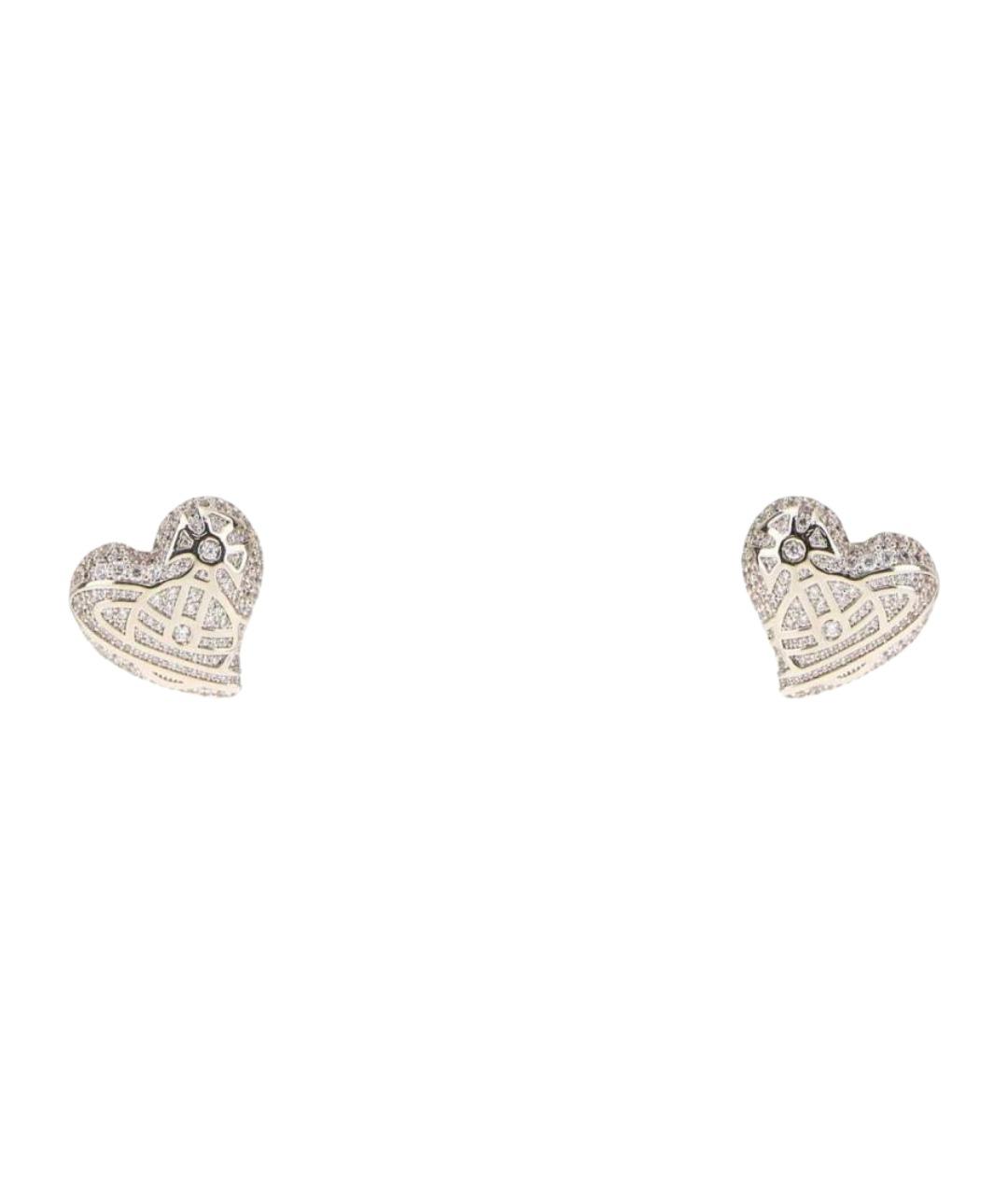 VIVIENNE WESTWOOD Серебряные латунные серьги, фото 1