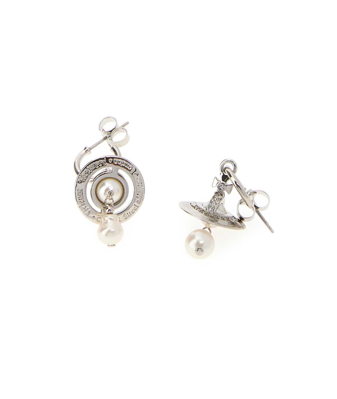 VIVIENNE WESTWOOD Серебряные металлические серьги, фото 2