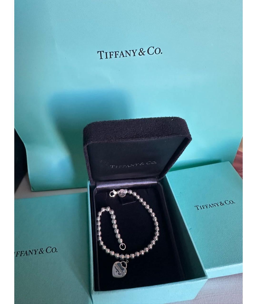 TIFFANY&CO Серебряный серебряный браслет, фото 2