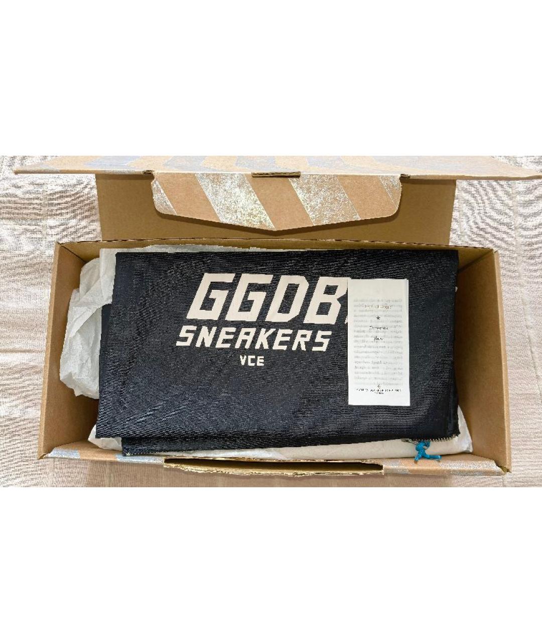 GOLDEN GOOSE Фиолетовые кожаные кеды, фото 6