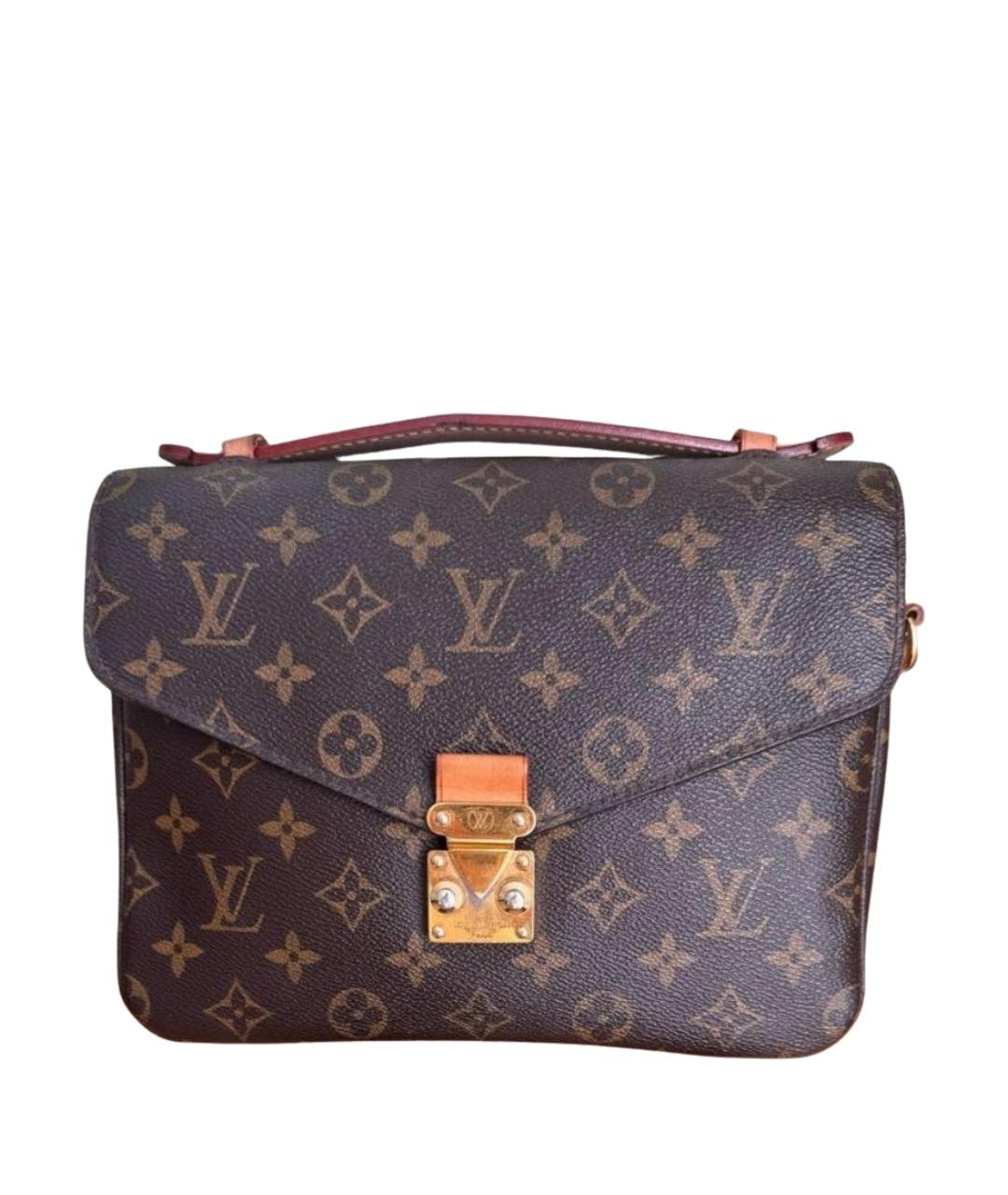 LOUIS VUITTON Коричневая сумка через плечо из канвы, фото 1