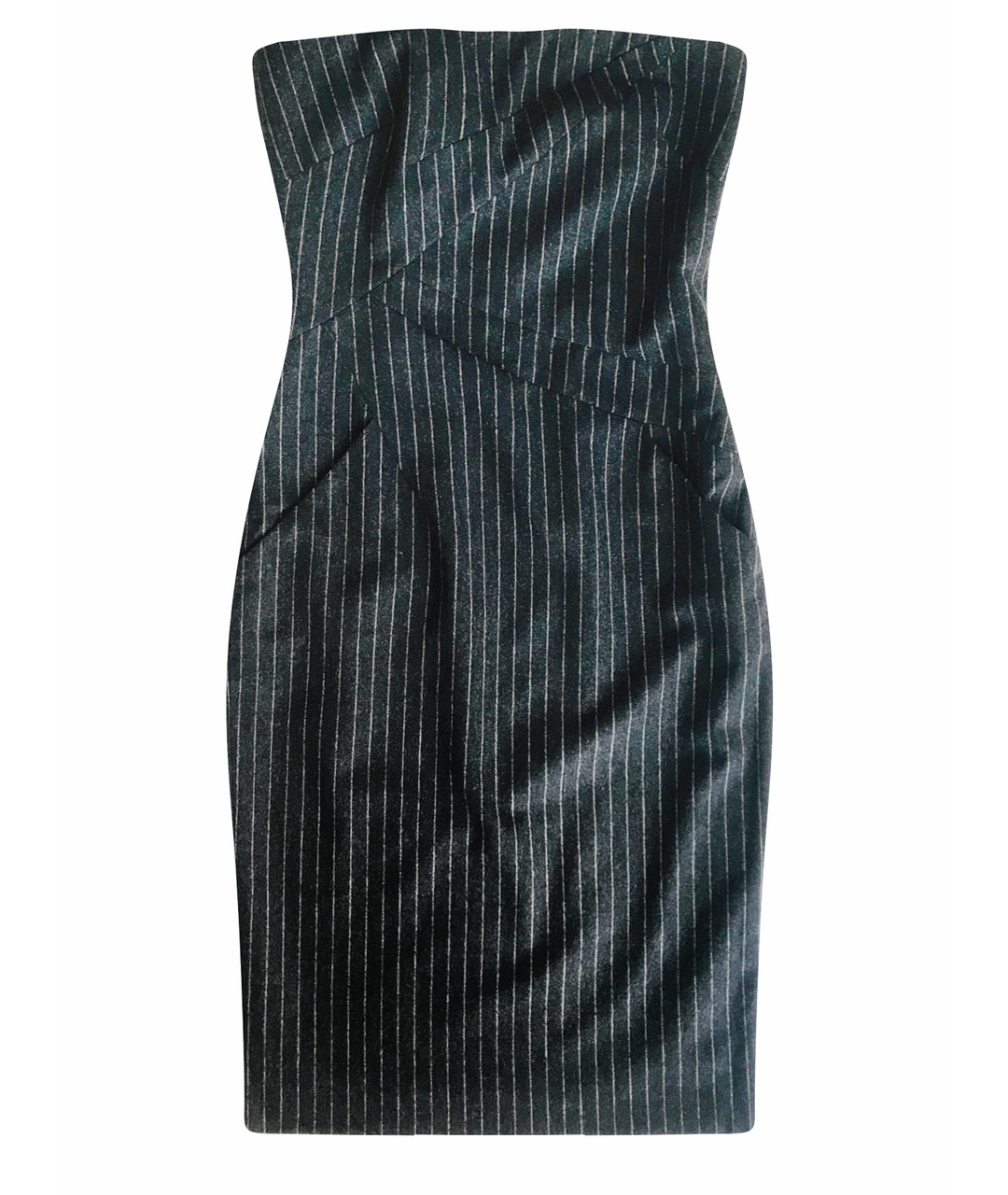 MICHAEL KORS Серое шерстяное повседневное платье, фото 1
