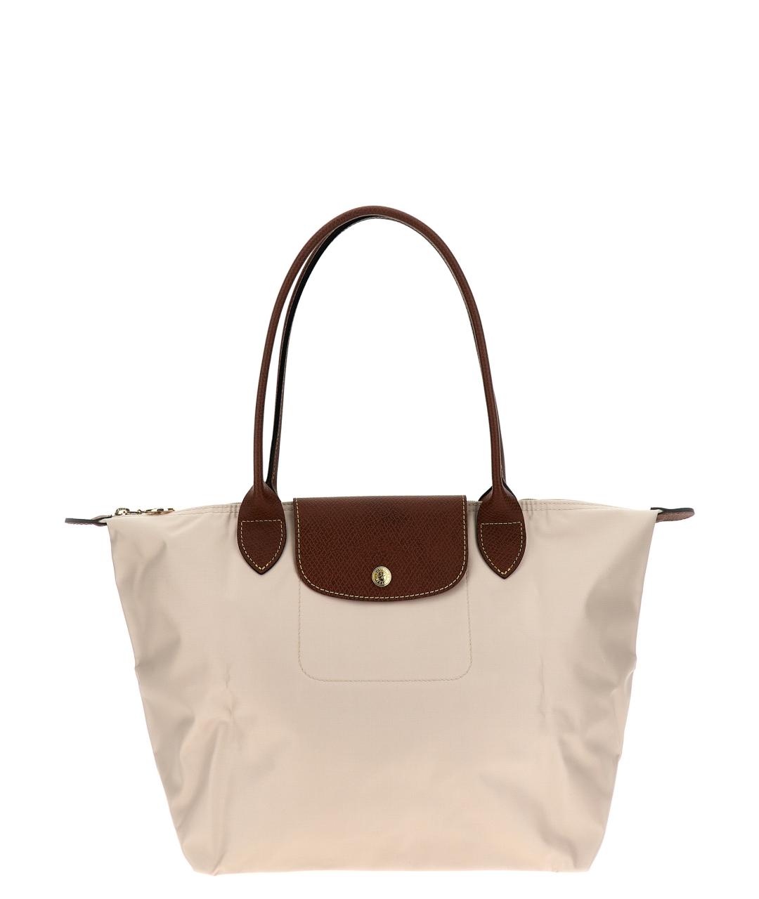 LONGCHAMP Бежевая нейлоновая сумка тоут, фото 1