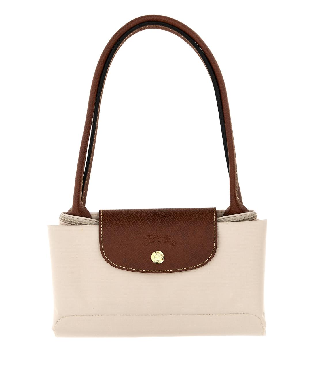 LONGCHAMP Бежевая нейлоновая сумка тоут, фото 3