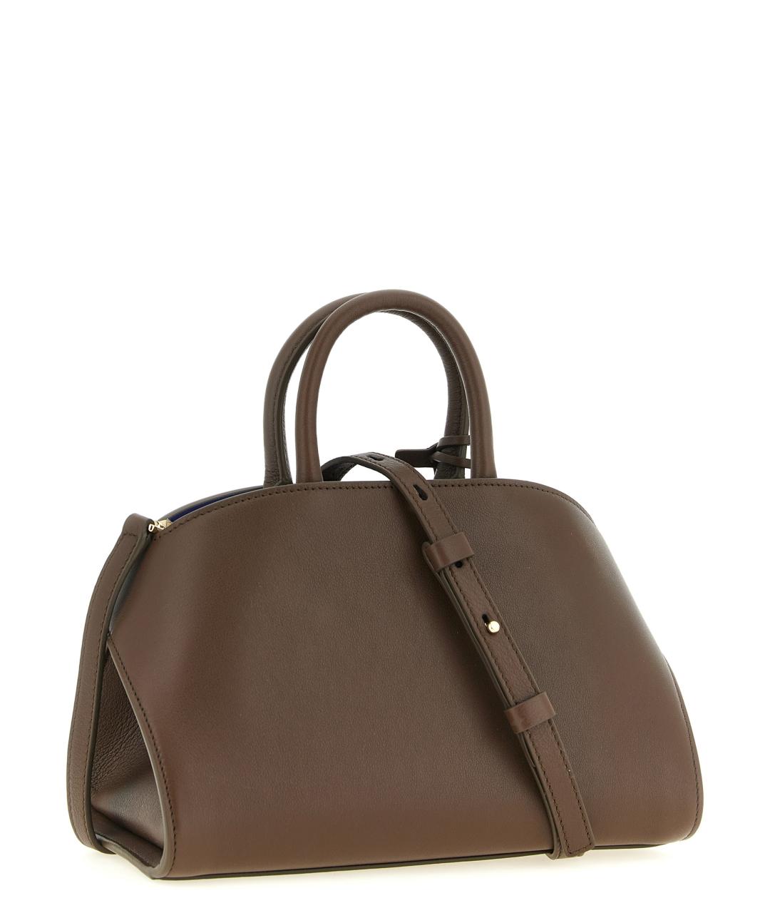 FERRAGAMO Коричневая кожаная сумка тоут, фото 2