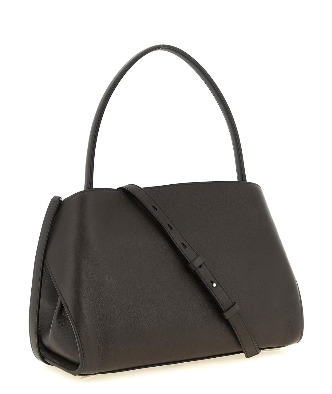 FERRAGAMO Коричневая кожаная сумка тоут, фото 2