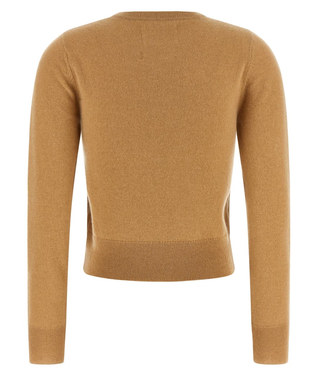 EXTREME CASHMERE Бежевый кашемировый джемпер / свитер, фото 2