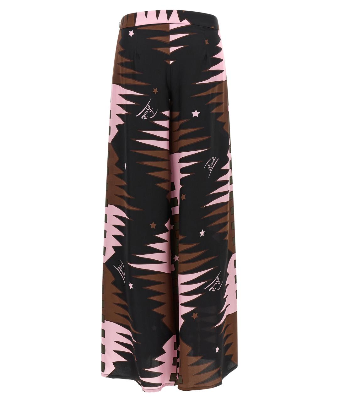 EMILIO PUCCI Мульти шелковые прямые брюки, фото 2
