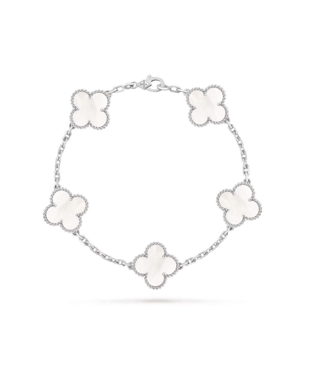 VAN CLEEF & ARPELS Белый браслет из белого золота, фото 5